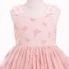 imageIDOPIP Toddler Baby Girls Butterfly Tutu Dress Summer Sleeveless Princess Butterfly Birthday Party Dresses Pageant Tulle GownPink