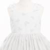 imageIDOPIP Toddler Baby Girls Butterfly Tutu Dress Summer Sleeveless Princess Butterfly Birthday Party Dresses Pageant Tulle GownWhite