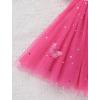 imageIDOPIP Toddler Baby Girls Sequin Butterfly Tutu Dress Princess Birthday Party Pageant Flower Girl Wedding VBackless DressesHot Pink
