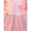 imageIDOPIP Toddler Baby Girls Sequin Butterfly Tutu Dress Princess Birthday Party Pageant Flower Girl Wedding VBackless DressesPink