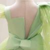 imageIDOPIP Toddler Baby Girls Sequin Heart Tutu Dress Pageant Wedding Flower Girl Dresses Princess Birthday Party Bowknot GownsGreen
