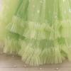 imageIDOPIP Toddler Baby Girls Sequin Heart Tutu Dress Pageant Wedding Flower Girl Dresses Princess Birthday Party Bowknot GownsGreen