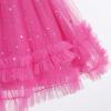 imageIDOPIP Toddler Baby Girls Sequin Heart Tutu Dress Pageant Wedding Flower Girl Dresses Princess Birthday Party Bowknot GownsHot Pink