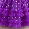 imageIDOPIP Toddler Baby Girls Sequin Heart Tutu Dress Pageant Wedding Flower Girl Dresses Princess Birthday Party Bowknot GownsPurple