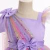 imageIDOPIP Toddler Baby Girls Sequin Heart Tutu Dress Pageant Wedding Flower Girl Dresses Princess Birthday Party Bowknot GownsPurple Rainbow