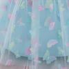 imageIDOPIP Toddler Baby Girls Shiny Butterfly Tutu Dress Princess Birthday Party Pageant Flower Girl Wedding VBackless DressesBlue  3d Butterfly