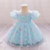imageIDOPIP Toddler Baby Girls Shiny Butterfly Tutu Dress Princess Birthday Party Pageant Flower Girl Wedding VBackless DressesBlue  3d Butterfly