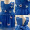 imageIDOPIP Toddler Baby Girls Shiny Butterfly Tutu Dress Princess Birthday Party Pageant Flower Girl Wedding VBackless DressesBlue  Sequin