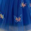 imageIDOPIP Toddler Baby Girls Shiny Butterfly Tutu Dress Princess Birthday Party Pageant Flower Girl Wedding VBackless DressesBlue  Sequin