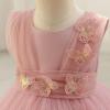 imageIDOPIP Toddler Baby Girls Shiny Butterfly Tutu Dress Princess Birthday Party Pageant Flower Girl Wedding VBackless DressesDusty Pink  Sequin