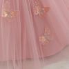 imageIDOPIP Toddler Baby Girls Shiny Butterfly Tutu Dress Princess Birthday Party Pageant Flower Girl Wedding VBackless DressesDusty Pink  Sequin