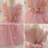 imageIDOPIP Toddler Baby Girls Shiny Butterfly Tutu Dress Princess Birthday Party Pageant Flower Girl Wedding VBackless DressesDusty Pink  Sequin