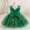 imageIDOPIP Toddler Baby Girls Shiny Butterfly Tutu Dress Princess Birthday Party Pageant Flower Girl Wedding VBackless DressesGreen  Shiny