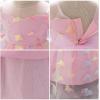 imageIDOPIP Toddler Baby Girls Shiny Butterfly Tutu Dress Princess Birthday Party Pageant Flower Girl Wedding VBackless DressesPink  3d Butterfly
