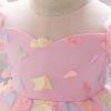 imageIDOPIP Toddler Baby Girls Shiny Butterfly Tutu Dress Princess Birthday Party Pageant Flower Girl Wedding VBackless DressesPink  3d Butterfly