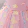 imageIDOPIP Toddler Baby Girls Shiny Butterfly Tutu Dress Princess Birthday Party Pageant Flower Girl Wedding VBackless DressesPink  3d Butterfly