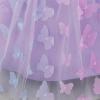 imageIDOPIP Toddler Baby Girls Shiny Butterfly Tutu Dress Princess Birthday Party Pageant Flower Girl Wedding VBackless DressesPurple  3d Butterfly