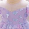 imageIDOPIP Toddler Baby Girls Shiny Butterfly Tutu Dress Princess Birthday Party Pageant Flower Girl Wedding VBackless DressesPurple  3d Butterfly