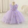imageIDOPIP Toddler Baby Girls Shiny Butterfly Tutu Dress Princess Birthday Party Pageant Flower Girl Wedding VBackless DressesPurple  Sequin