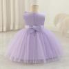 imageIDOPIP Toddler Baby Girls Shiny Butterfly Tutu Dress Princess Birthday Party Pageant Flower Girl Wedding VBackless DressesPurple  Sequin