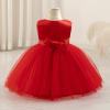 imageIDOPIP Toddler Baby Girls Shiny Butterfly Tutu Dress Princess Birthday Party Pageant Flower Girl Wedding VBackless DressesRed  Sequin