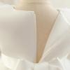 imageIDOPIP Toddler Baby Girls Shiny Butterfly Tutu Dress Princess Birthday Party Pageant Flower Girl Wedding VBackless DressesWhite  Sequin