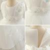 imageIDOPIP Toddler Baby Girls Shiny Butterfly Tutu Dress Princess Birthday Party Pageant Flower Girl Wedding VBackless DressesWhite  Sequin