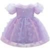 imageIDOPIP Toddler Baby Girls Shiny Butterfly Tutu Dress Princess Birthday Party Pageant Flower Girl Wedding VBackless DressesPurple  3d Butterfly