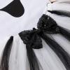 imageIDOPIP Baby Girls First Halloween Pumpkin Ghost Dress up Costume Long Sleeve Romper Tutu Skirt Sequin Headband Outfit ClothesWhite Ghost