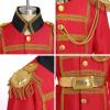 imageIDOPIP Boys Prince Charming Costume Prince Dress up Medieval Royal Prince Outfit Costume for Toddler Kid Boy HalloweenCosplayRed  Black 4pcs