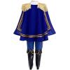imageIDOPIP Boys Prince Charming Costume Prince Dress up Medieval Royal Prince Outfit Costume for Toddler Kid Boy HalloweenCosplayRoyal Blue 7pcs