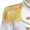 imageIDOPIP Boys Prince Charming Costume Prince Dress up Medieval Royal Prince Outfit Costume for Toddler Kid Boy HalloweenCosplayRoyal Blue 7pcs