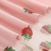imageIDOPIP Embroidery Flower Girl Lace Dress for Kids Wedding Pageant Party First Communion Dresses Princess Bridesmaid Maxi GownPink Strawberry  Mesh