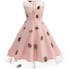 imageIDOPIP Embroidery Flower Girl Lace Dress for Kids Wedding Pageant Party First Communion Dresses Princess Bridesmaid Maxi GownPink Strawberry  Mesh