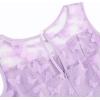 imageIDOPIP Embroidery Flower Girl Lace Dress for Kids Wedding Pageant Party First Communion Dresses Princess Bridesmaid Maxi GownPurple Butterfly  Mesh