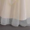 imageIDOPIP Flower Girl Sequin Appliques Dress for Kids Wedding Pageant Party Long Gown Princess Birthday Communion Tulle DressesChampagne  Sequin