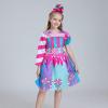 imageIDOPIP Rainbow Candy Tutu Dress for Girls 310Y Candy Princess Costume with Headband for Halloween Birthday Party Dress upLong Sleeve