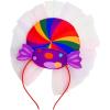 imageIDOPIP Rainbow Candy Tutu Dress for Girls 310Y Candy Princess Costume with Headband for Halloween Birthday Party Dress upShort Sleeves