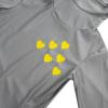 imageMuslim Swimsuit for Girls Kids 2 Pieces Modest Islamic Swimwear Burkini Full Cover Hijab Long Sleeve Heart Print Hooded Top Pants Swimming Cap Costume Conservative Beachwear Bathing Suit Gray 1112Y