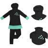 imageOwlFay Mu Swimsuits For Girls Kids Islamic Burkini Full Cover Hijab Top Pants Swim Costume Bathing Suit 56 Years Black