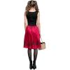 imageWomens Little Red Riding Hood Costume Halloween Christmas Party Dresses with Hooded Cloak Long Velvet Cape Outfit Set