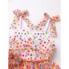 imageBaby Girls Tutu Dress Summer Sleeveless Backless Princess Birthday Party Dresses Sequin Ruffle Tulle Bowknot SundressColorful Confetti