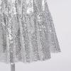 imageIDOPIP Flower Girl Sequin Ruffle Tutu Dress for Kids Wedding Pageant Party Formal Gown Princess Birthday Communion DressesSilver