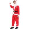 imageIDOPIP Kids Boys Girls Christmas Santa Elf Reindeer Costume Fancy Dress up Cosplay Xmas Holiday Party Dress Outfit with HatRed Santa Claus  Boys