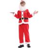 imageIDOPIP Kids Boys Girls Christmas Santa Elf Reindeer Costume Fancy Dress up Cosplay Xmas Holiday Party Dress Outfit with HatRed Santa Claus  Boys