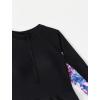 imageIDOPIP Muslim Swimsuits for Girls Kids Islamic Swimwear Burkini Full Long Sleeve Rash Guard Top Pants Modest Bathing Suit SetBlack