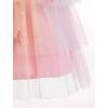 imageIDOPIP Toddler Baby Girl Sequin Butterfly Tutu Dress Summer Sleeveless Smocked Backless Princess Birthday Party Tulle DressesPink