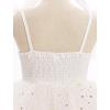 imageIDOPIP Toddler Baby Girl Sequin Butterfly Tutu Dress Summer Sleeveless Smocked Backless Princess Birthday Party Tulle DressesWhite