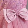 imageIDOPIP Toddler Girls Birthday Dresses Sequin Tulle Tutu Flower Girl Wedding Party Dress Pageant Formal First Communion GownDusty Pink