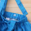 imageIDOPIP Toddler Kids Girls Back to School Outfits Pencil Print Tshirt  Suspenders Skirt Overalls Dress Kindergarten ClothesBlue  Pencil